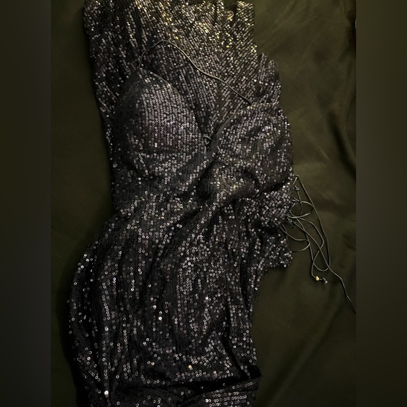 Hello Molly Dresses & Skirts - Hello Molly Dear Emilia Shimmer Lake Maxi Dress Navy Sequins